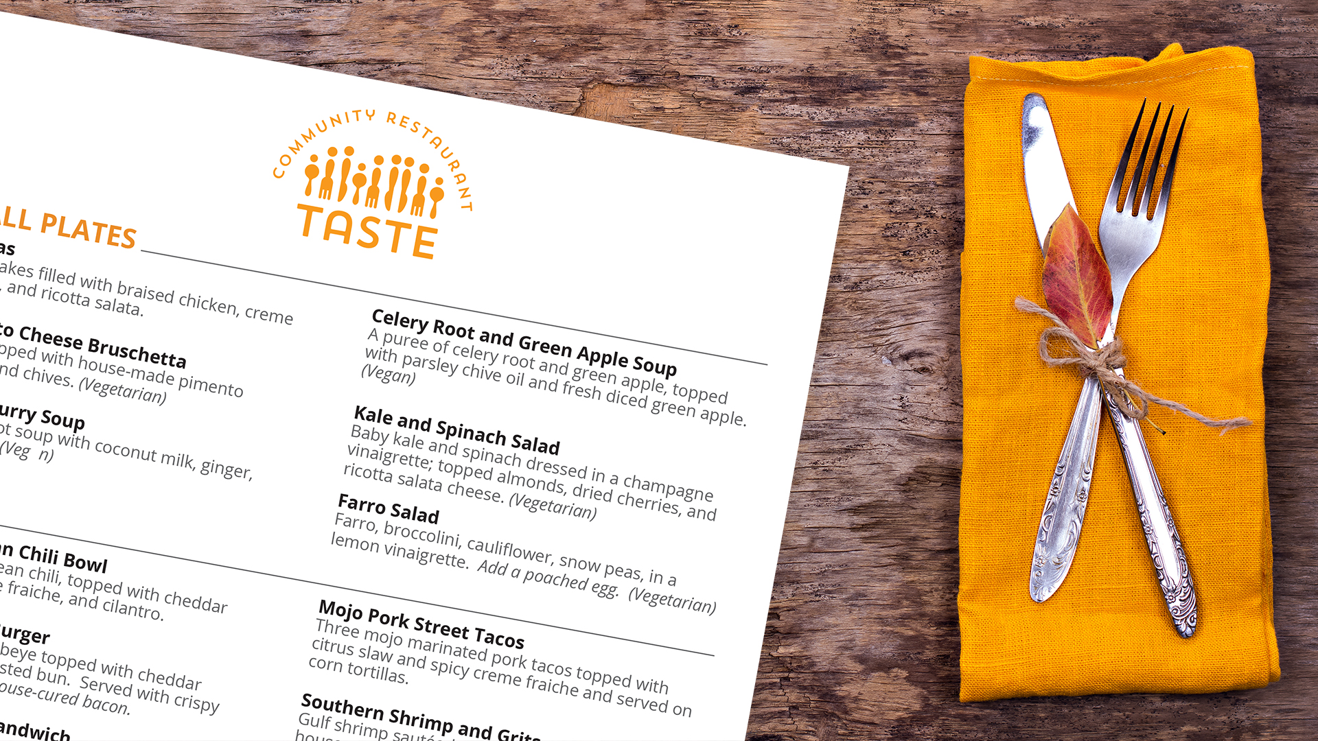 Explore Our Menu